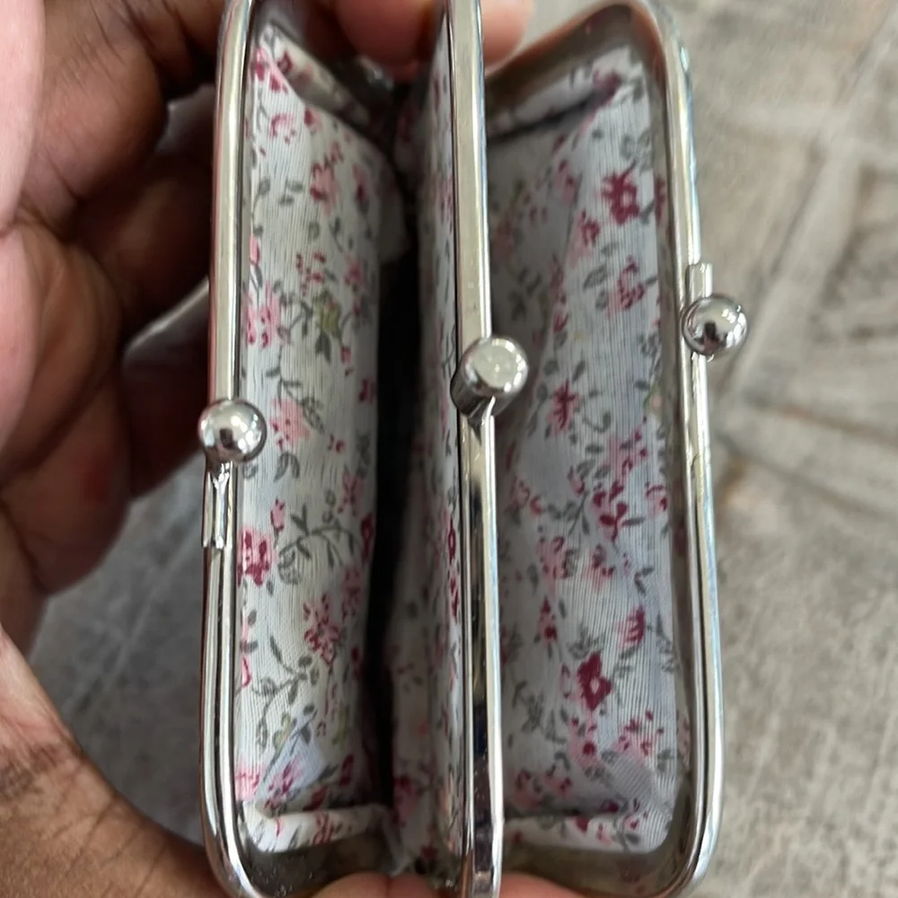 Vintage Coin Purse (floral brown) - Picture 5 of 7
